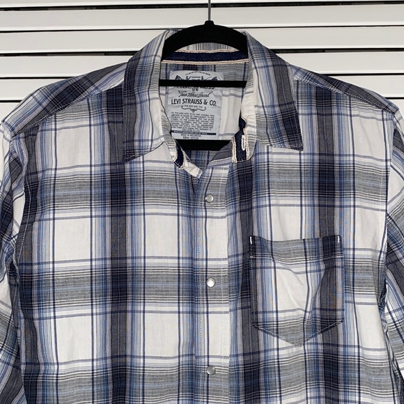 Levi Strauss & Co. Two Horse Brand Western Shirt. Snap front. - Picture 7 of 12